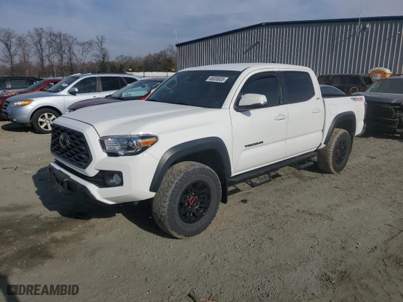 2020 Toyota Tacoma 4WD SR5 with VIN 3TMCZ5AN7LM339706, listed as a Copart auction lot 45035835 with 58,184 mi miles and Salvage Title. Bid and sale history available at carsss.com. Image 1.