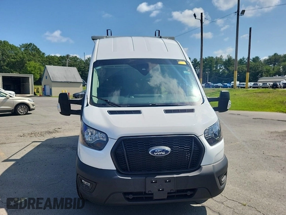 2023 Ford Transit Cargo with VIN 1FTBR1X87PKC01635, listed as a IAAI auction lot 42832727 with 17,348 mi miles and . Bid and sale history available at DreamBid. Image 25.