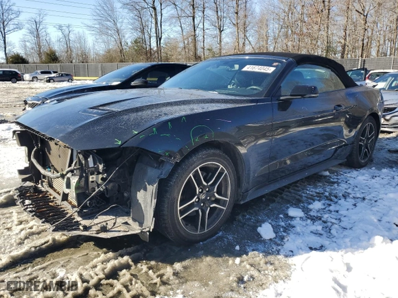 2020 Ford Mustang EcoBoost with VIN 1FATP8UH2L5121407, listed as a Copart auction lot 41674045 with 66,088 mi miles and Salvage Title. Bid and sale history available at carsss.com. Image 1.
