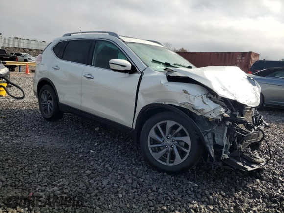 2016 Nissan Rogue SL with VIN 5N1AT2MT6GC832135, listed as a Copart auction lot 81309684 with 0 mi miles and Salvage Title. Bid and sale history available at carsss.com. Image 4.