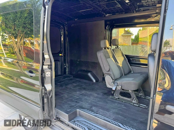 2023 Ford Transit Cargo with VIN 1FTYE1C87PKA24984, listed as a Copart auction lot 65462015 with 36,515 mi miles and Clean title. Bid and sale history available at DreamBid. Image 4.