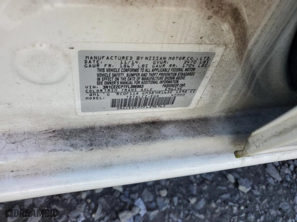 2015 Nissan Versa Note SV with VIN 3N1CE2CP7FL396963, listed as a Copart auction lot 47111385 with 44,130 mi miles and Clean Title. Bid and sale history available at carsss.com. Image 12.