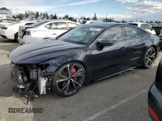 2021 Audi RS 7 z VIN WUAPCBF25MN907879, wystawiony jako Copart lot #46986284 z przebiegiem 23 001 mil mil oraz . Historia ofert i sprzedaży dostępna na DreamBid. Obrazek 1.