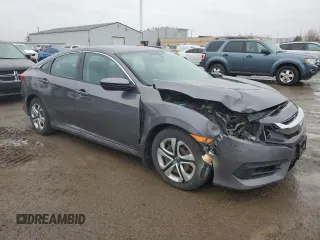 2016 Honda Civic Sedan LX with VIN 2HGFC2F59GH039001, listed as a Copart auction lot 52540465 with 289,943 mi miles and Salvage Title. Bid and sale history available at carsss.com. Image 4.