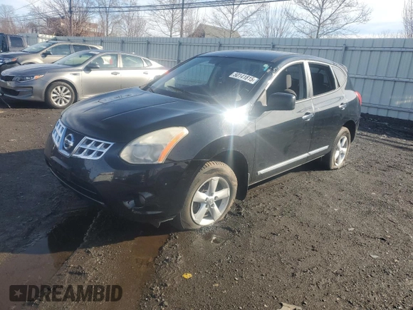 2012 Nissan Rogue S with VIN JN8AS5MV7CW703988, listed as a Copart auction lot 50141815 with 174,301 mi miles and Salvage Title. Bid and sale history available at DreamBid. Image 1.