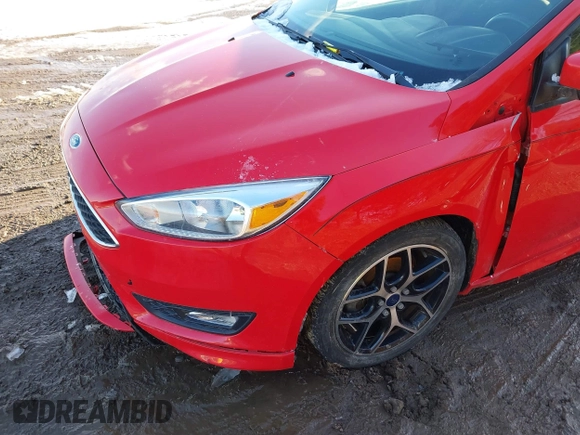 2015 Ford Focus SE with VIN 1FADP3F24FL367357, listed as a IAAI auction lot 41638693 with 107,379 mi miles. Bid and sale history available at carsss.com. Image 6.