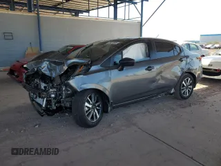 2024 Nissan Versa S with VIN 3N1CN8DV9RL917203, listed as a Copart auction lot 47521815 with 712 mi miles and Salvage Title. Bid and sale history available at carsss.com. Image 1.