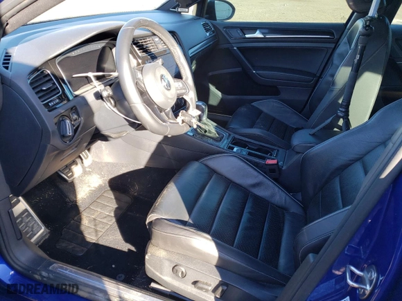 2018 Volkswagen Golf R with VIN WVWVF7AU1JW070247, listed as a Copart auction lot 76403234 with NaN miles and Salvage Title. Bid and sale history available at carsss.com. Image 7.