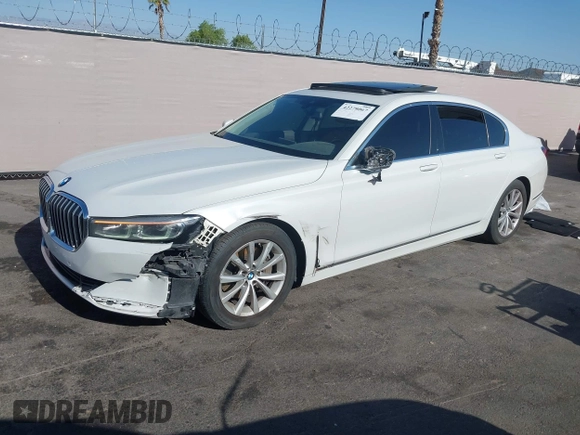 2020 BMW 7 Series 740i with VIN WBA7T2C0XLGL17774, listed as a IAAI auction lot 42278067 with 100,465 mi miles and . Bid and sale history available at DreamBid. Image 13.