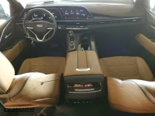 2021 Cadillac Escalade Premium Luxury with VIN 1GYS4CKL6MR263319, listed as a Copart auction lot 80558024 with 40,348 mi miles and Salvage Title. Bid and sale history available at carsss.com. Image 8.