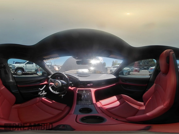 2024 Porsche Taycan 4 with VIN WP0BA2Y16RSA60206, listed as a Copart auction lot 62514854 with 753 mi miles and Salvage title. Bid and sale history available at DreamBid. Image 12.