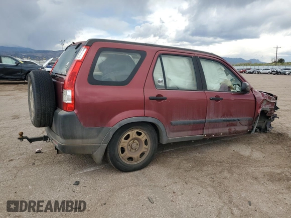 2006 Honda CR-V LX z VIN JHLRD78556C059396, wystawiony jako Copart lot #54429865 z przebiegiem Nie podano mil oraz Szkoda całkowita • Salvage title. Historia ofert i sprzedaży dostępna na DreamBid. Obrazek 3.