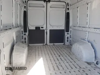 2023 Ram ProMaster Cargo with VIN 3C6MRVJG0PE501012, listed as a Copart auction lot 46146265 with 18,666 mi miles and Salvage Title. Bid and sale history available at DreamBid. Image 10.