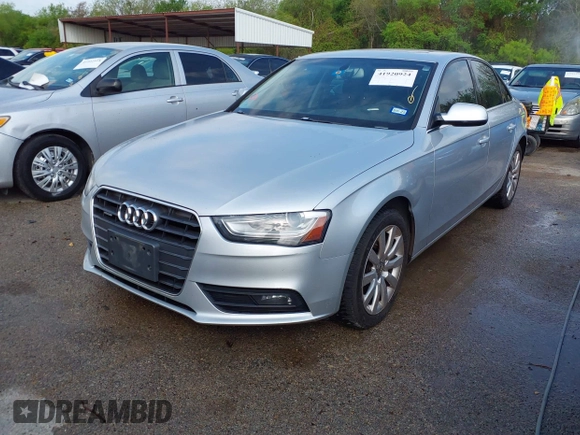 2013 Audi A4 Premium с VIN WAUBFAFL9DN030506, выставлен на аукционе IAAI как лот 41920924 с пробегом 168 770 миль миль и . История ставок и продаж доступна на DreamBid. Изображение 2.