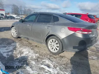 2017 Kia Optima LX with VIN 5XXGT4L35HG161540, listed as a IAAI auction lot 41580409 with 100,056 mi miles. Bid and sale history available at carsss.com. Image 3.