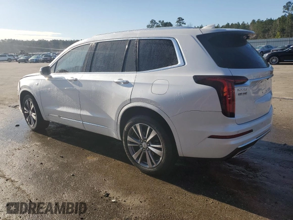 2020 Cadillac XT6 FWD Premium Luxury with VIN 1GYKPCRS5LZ184078, listed as a Copart auction lot 46752465 with 75,599 mi miles and Salvage title. Bid and sale history available at DreamBid. Image 2.