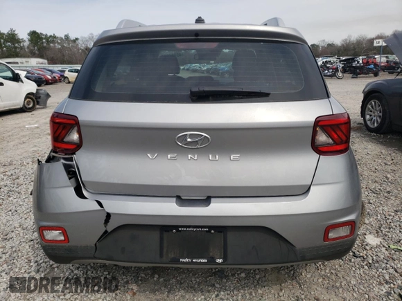 2024 Hyundai Venue Limited with VIN KMHRC8A30RU329417, listed as a Copart auction lot 45984505 with 12,351 mi miles and Salvage Title. Bid and sale history available at DreamBid. Image 6.