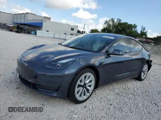 2023 Tesla Model 3 with VIN 5YJ3E1EA8PF552850, listed as a Copart auction lot 43792015 with 0 mi miles and Salvage Title. Bid and sale history available at carsss.com. Image 1.