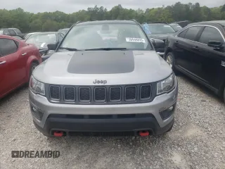 2020 Jeep Compass Trailhawk with VIN 3C4NJDDB6LT195731, listed as a Copart auction lot 50948035 with 80,195 mi miles and Salvage title. Bid and sale history available at DreamBid. Image 5.