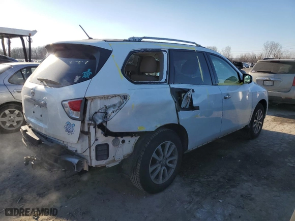 2016 Nissan Pathfinder SL with VIN 5N1AR2MN5GC627292, listed as a Copart auction lot 89304105 with 125,480 mi miles and Salvage Title. Bid and sale history available at carsss.com. Image 3.