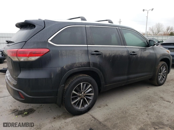 2018 Toyota Highlander SE with VIN 5TDJZRFHXJS552910, listed as a Copart auction lot 47579485 with 129,365 mi miles and Salvage Title. Bid and sale history available at carsss.com. Image 3.