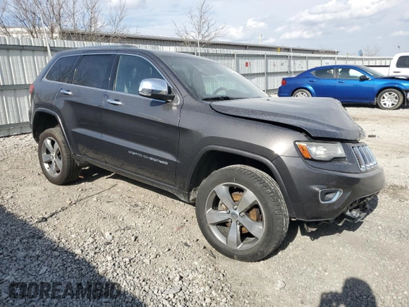 2014 Jeep Grand Cherokee Overland with VIN 1C4RJFCG4EC172361, listed as a Copart auction lot 49053155 with 144,916 mi miles and Salvage Title. Bid and sale history available at DreamBid. Image 4.