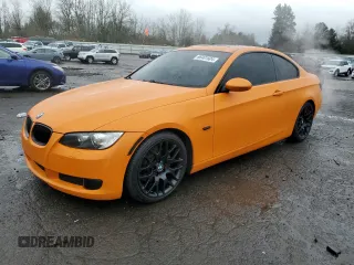 2008 BMW 3 Series 328i with VIN WBAWB33558P133916, listed as a Copart auction lot 86401824 with 117,987 mi miles and Salvage Title. Bid and sale history available at carsss.com. Image 1.