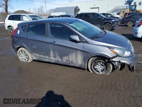 2014 Hyundai Accent GS with VIN KMHCT5AE3EU169436, listed as a Copart auction lot 45377195 with 177,435 mi miles and Salvage Title. Bid and sale history available at carsss.com. Image 4.