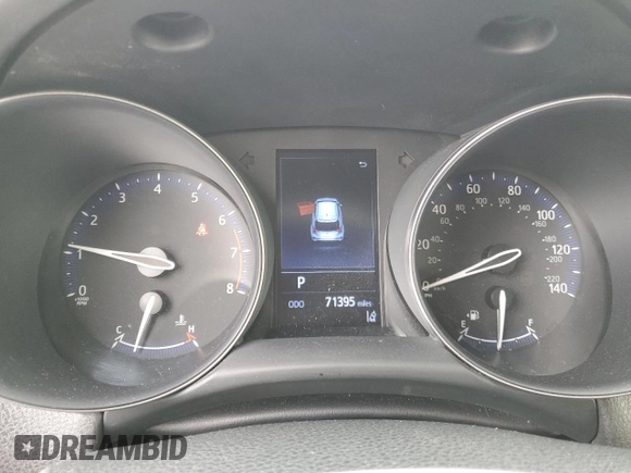 2019 Toyota C-HR XLE with VIN JTNKHMBX6K1032415, listed as a Copart auction lot 44971225 with 71,395 mi miles and Salvage Title. Bid and sale history available at DreamBid. Image 9.