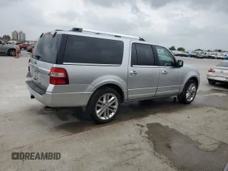 2017 Ford Expedition Max Platinum with VIN 1FMJK1LT2HEA43694, listed as a Copart auction lot 53246305 with 52,926 mi miles and Salvage title. Bid and sale history available at DreamBid. Image 3.