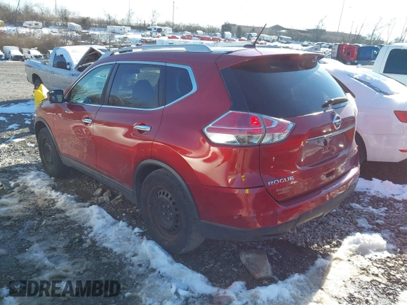 2016 Nissan Rogue S with VIN 5N1AT2MN2GC921430, listed as a IAAI auction lot 41204842 with 109,635 mi miles and . Bid and sale history available at DreamBid. Image 3.