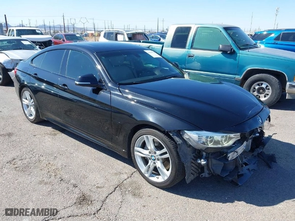 2016 BMW 4 Series 435i with VIN WBA4B1C55GG242905, listed as a IAAI auction lot 41856750 with 74,348 mi miles. Bid and sale history available at carsss.com. Image 1.