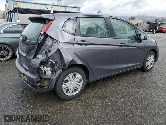 2019 Honda Fit LX with VIN 3HGGK5H41KM711415, listed as a Copart auction lot 45196655 with 67,762 mi miles and Salvage Title. Bid and sale history available at carsss.com. Image 3.