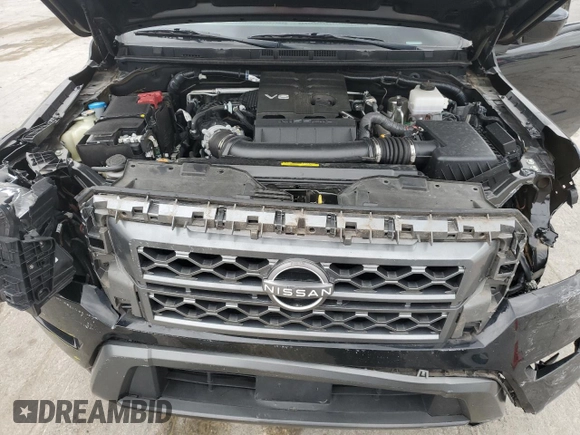 2023 Nissan Frontier SV with VIN 1N6ED1EJ9PN650022, listed as a Copart auction lot 49843795 with 37,857 mi miles and Salvage title. Bid and sale history available at DreamBid. Image 12.