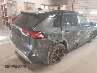 2024 Toyota RAV4 Hybrid XSE with VIN 2T3E6RFV6RW050017, listed as a IAAI auction lot 41775525 with 19,988 mi miles. Bid and sale history available at carsss.com. Image 4.