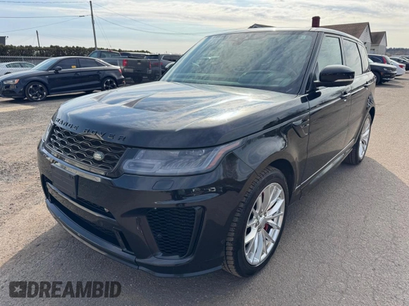 2018 Land Rover Range Rover Sport SVR with VIN SALWZ2SE9JA810039, listed as a Copart auction lot 49401525 with 167,379 mi miles and Clean Title. Bid and sale history available at carsss.com. Image 1.