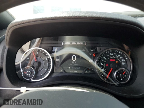2022 Ram 2500 Tradesman with VIN 3C6UR5HJ9NG423994, listed as a Copart auction lot 65368954 with 7,868 mi miles and Salvage title. Bid and sale history available at DreamBid. Image 9.
