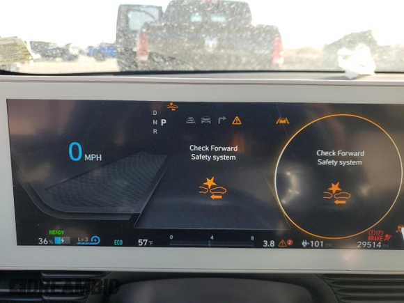 2022 Hyundai Ioniq 5 SEL with VIN KM8KNDAF1NU083017, listed as a Copart auction lot 49186875 with 29,514 mi miles and Salvage title. Bid and sale history available at DreamBid. Image 9.