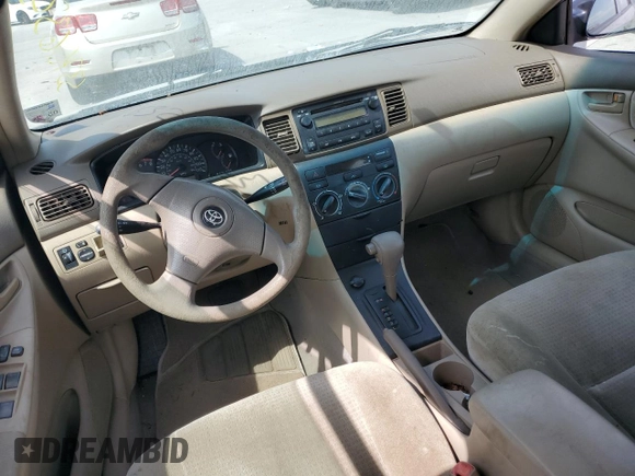 2006 Toyota Corolla CE with VIN 1NXBR32E06Z746664, listed as a Copart auction lot 53706325 with Not Provided miles and Salvage Title. Bid and sale history available at DreamBid. Image 8.