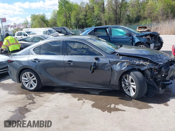 2021 Lexus IS 300 with VIN JTHC81F21M5046917, listed as a IAAI auction lot 42052845 with 40,846 mi miles and . Bid and sale history available at DreamBid. Image 13.