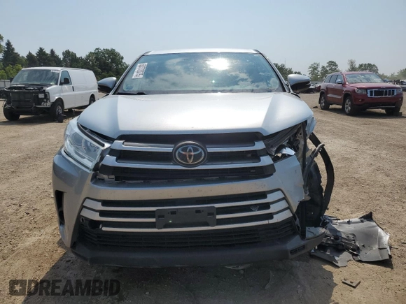 2018 Toyota Highlander LE с VIN 5TDBZRFH7JS867488, выставлен на аукционе Copart как лот 60373075 с пробегом 64 043 миль миль и Списание • Salvage title. История ставок и продаж доступна на DreamBid. Изображение 5.