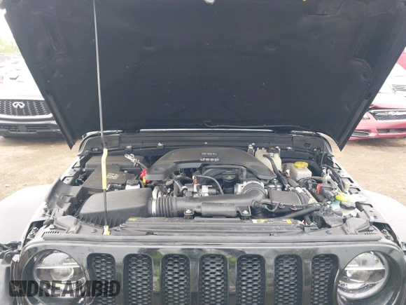 2021 Jeep Wrangler Unlimited Sport S z VIN 1C4HJXDG0MW788779, wystawiony jako IAAI lot #42137430 z przebiegiem 52 903 mil mil oraz . Historia ofert i sprzedaży dostępna na DreamBid. Obrazek 10.