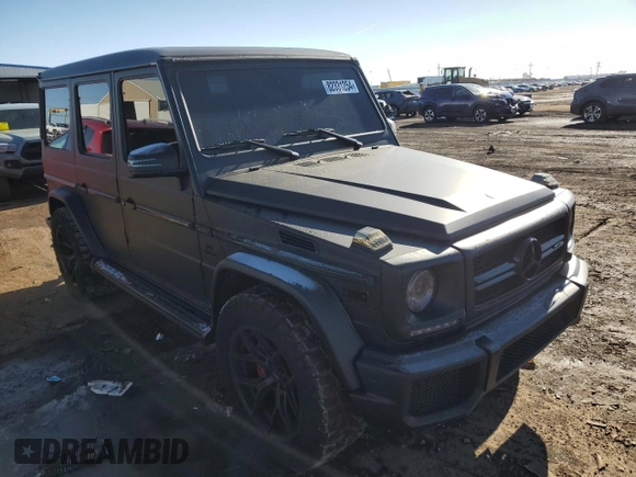 2018 Mercedes-Benz G 63 AMG with VIN WDCYC7DH3JX295584, listed as a Copart auction lot 82331254 with 46,921 mi miles and Salvage title. Bid and sale history available at DreamBid. Image 4.