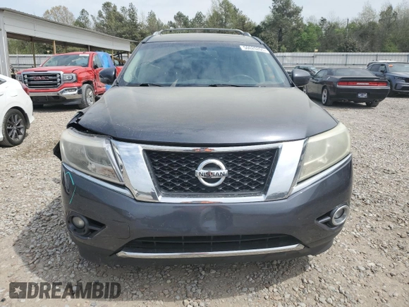 2014 Nissan Pathfinder SV with VIN 5N1AR2MM8EC722191, listed as a Copart auction lot 50020265 with 137,938 mi miles and Salvage Title. Bid and sale history available at carsss.com. Image 5.