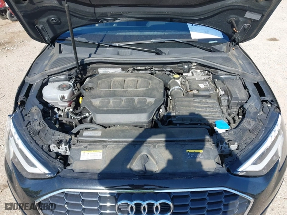 2023 Audi A3 Premium with VIN WAUAUDGY1PA070894, listed as a IAAI auction lot 42045730 with 52,397 mi miles. Bid and sale history available at carsss.com. Image 10.