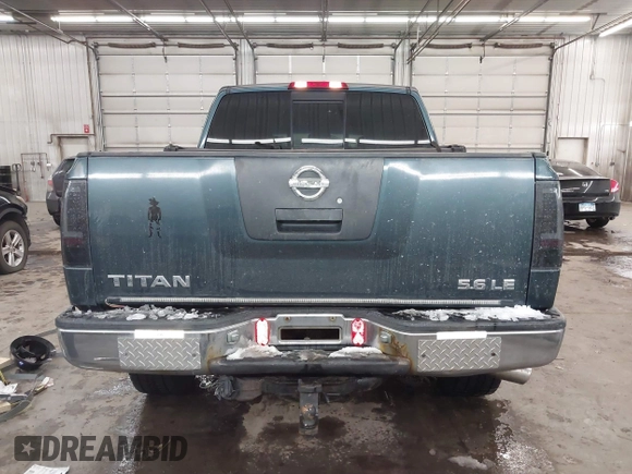 2004 Nissan Titan LE with VIN 1N6AA07B14N511618, listed as a IAAI auction lot 41336419 with 195,863 mi miles and . Bid and sale history available at carsss.com. Image 16.