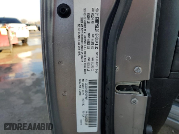 2014 Chrysler 300 with VIN 2C3CCAAG5EH327037, listed as a Copart auction lot 86566144 with 89,966 mi miles and Salvage Title. Bid and sale history available at DreamBid. Image 12.