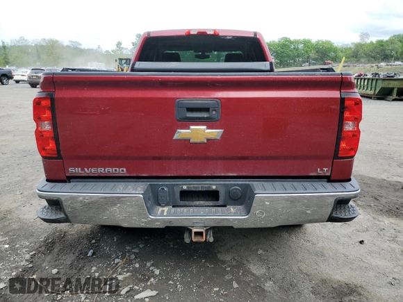 2018 Chevrolet Silverado 1500 LT with VIN 1GCVKRECXJZ255744, listed as a Copart auction lot 55957495 with 75,753 mi miles and Salvage Title. Bid and sale history available at DreamBid. Image 6.