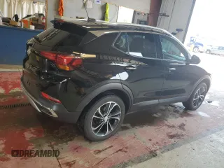 2021 Buick Encore GX Essence with VIN KL4MMGSL9MB182081, listed as a Copart auction lot 58720765 with 37,646 mi miles and Salvage title. Bid and sale history available at DreamBid. Image 3.