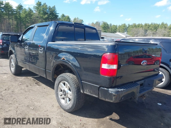 2005 Ford F-150 XLT with VIN 1FTPW14545FA53006, listed as a IAAI auction lot 42081302 with 168,721 mi miles. Bid and sale history available at carsss.com. Image 3.